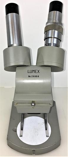 Used Precision Optics Lumex Stereo Microscope with Wooden Case