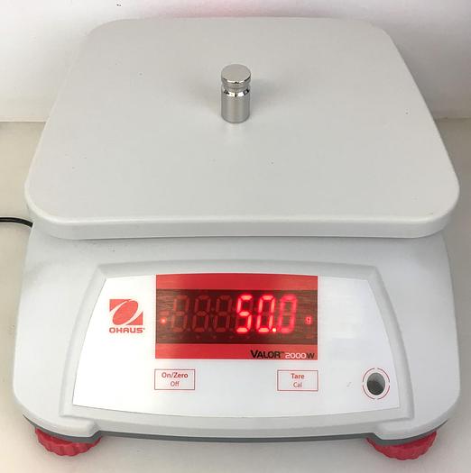 New Open Box Ohaus Valor 2000W Compact Balance (3000g x 0.5g / 6lb x 0.001lb)