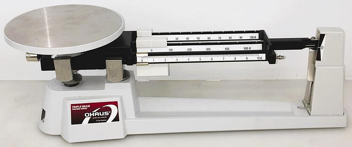 New Open Box Ohaus 700-800 Series Triple Beam Balance (610g x 0.1g)
