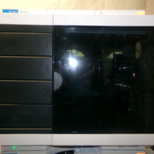 A black and white photo of a machine.